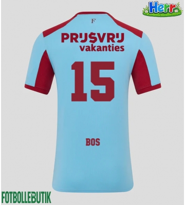 Feyenoord Jordan Bos #15 Tredje Tröja 2025-26 Kortärmad